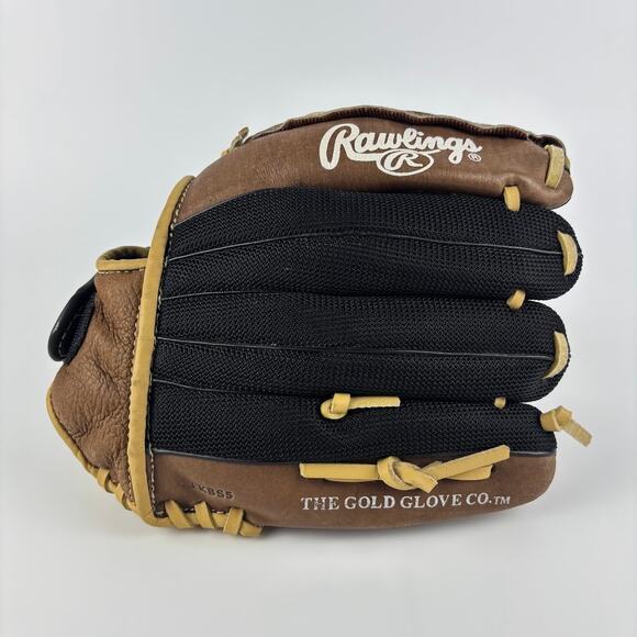 Rawlings MARK OF A PRO LITE Youth Baseball Glove Right Hand Throw 11 - Basket Web Black/Red